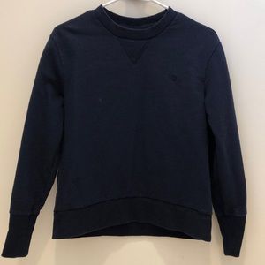 Figs Crew neck small navy blue long sleeve pullover